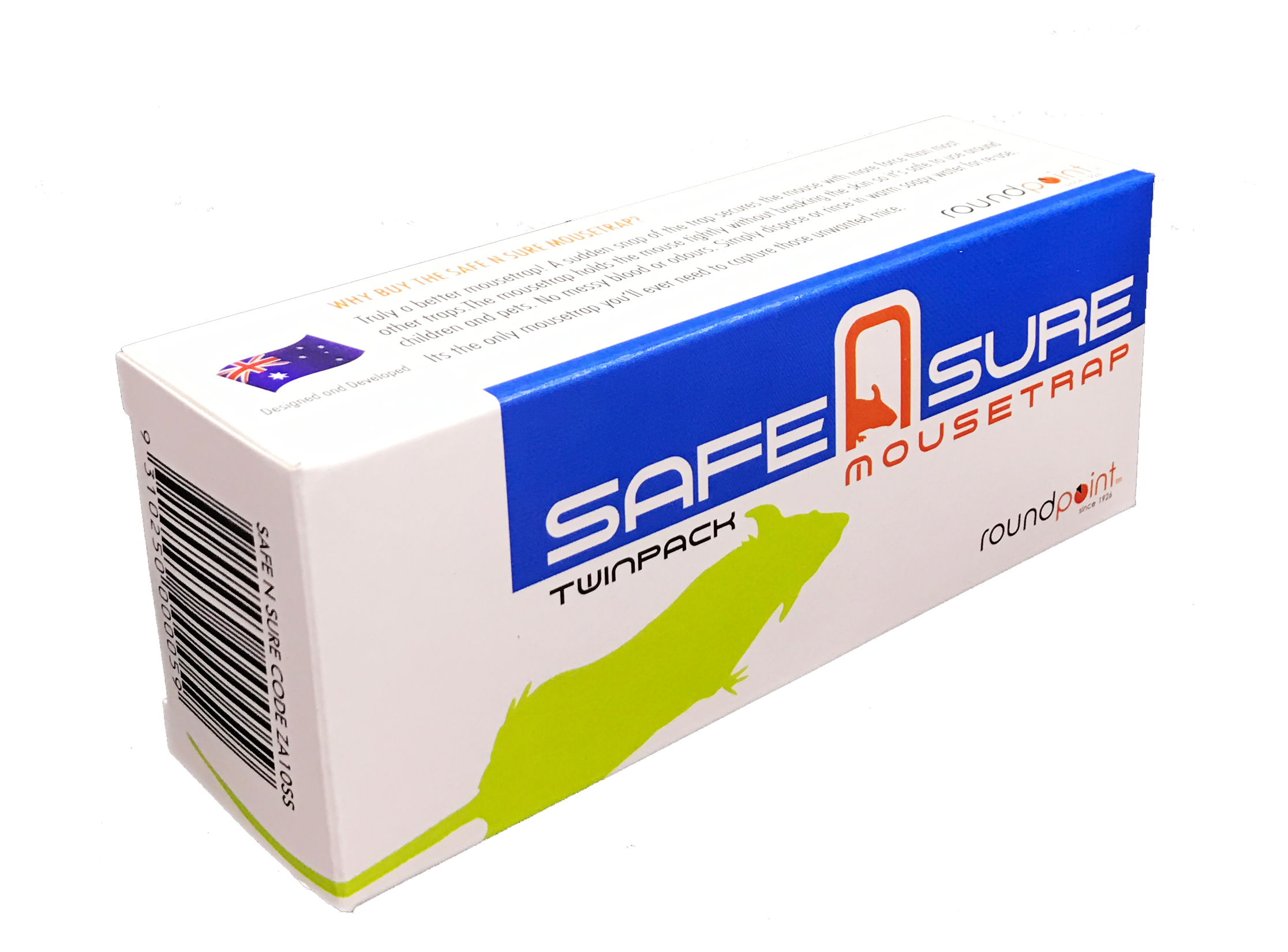 Safe And Sure Mousetrap Twin Pack